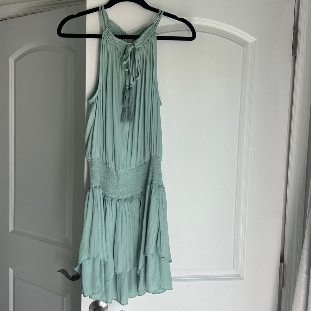 NWOT Mustard Seed Elegant Mint Green Sleeveless Dress in excellent condition